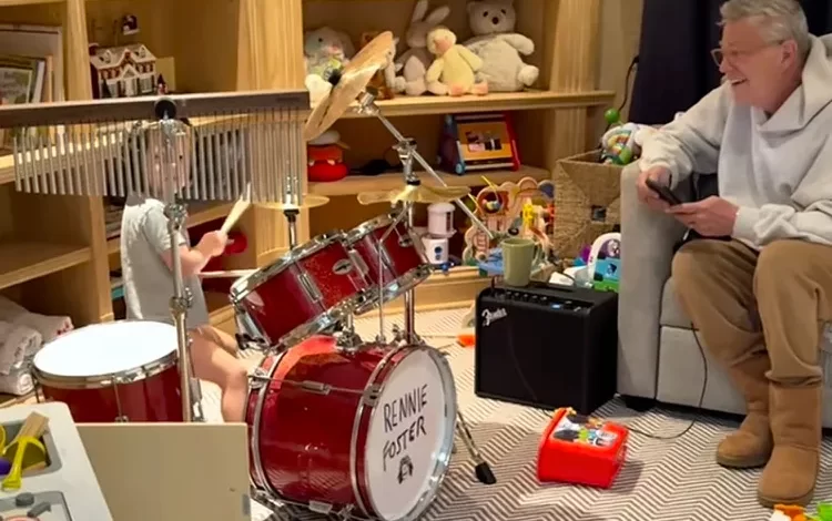 Katharine McPhee and David Foster’s Son Rennie Impresses with Drum Solo Katharine McPhee and David Foster’s Son Rennie Impresses with Drum Solo